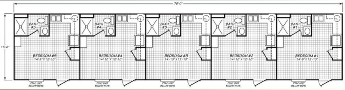 The Pronghorn floor plan - 5 bedrooms, 5 bathrooms, 1,185 sq ft